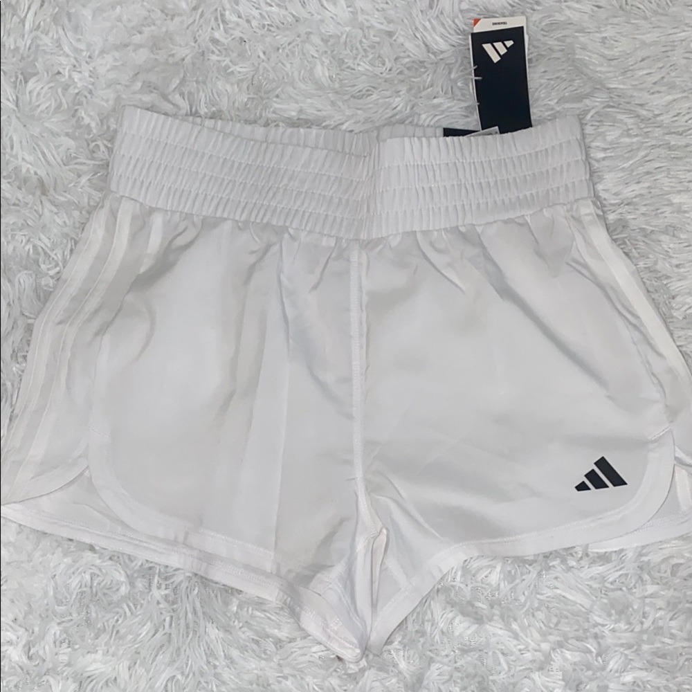 Adidas Women's White Athletic Shorts